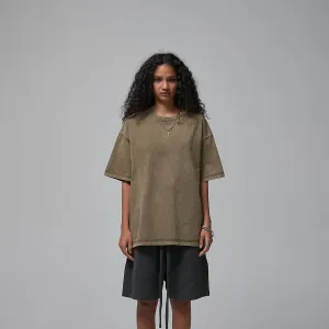 Women's Stone Wash Boxy T Shirt 275gsm