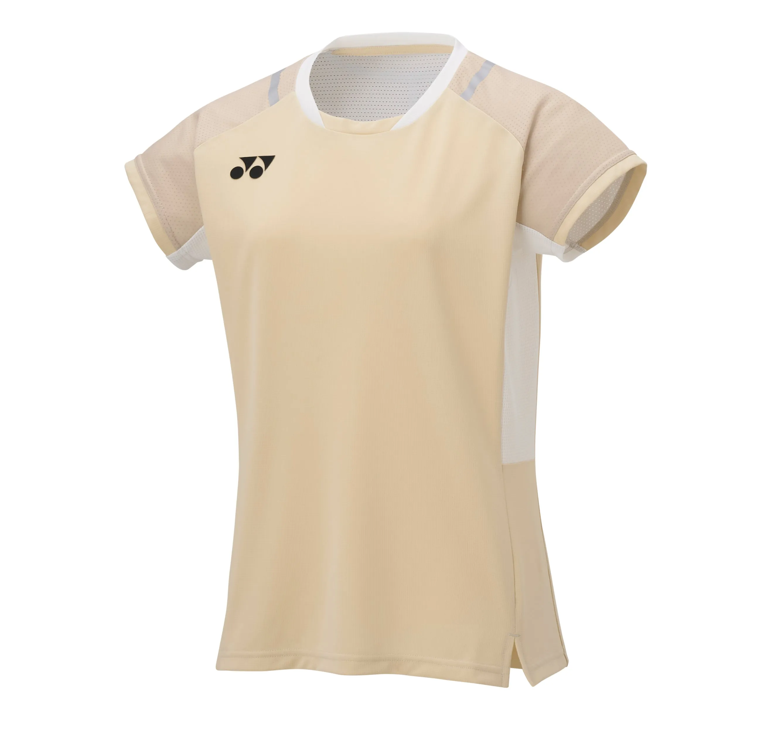 Yonex Crew Neck (20845YX) Shirt Women (Ice Beige) Made in JAPAN