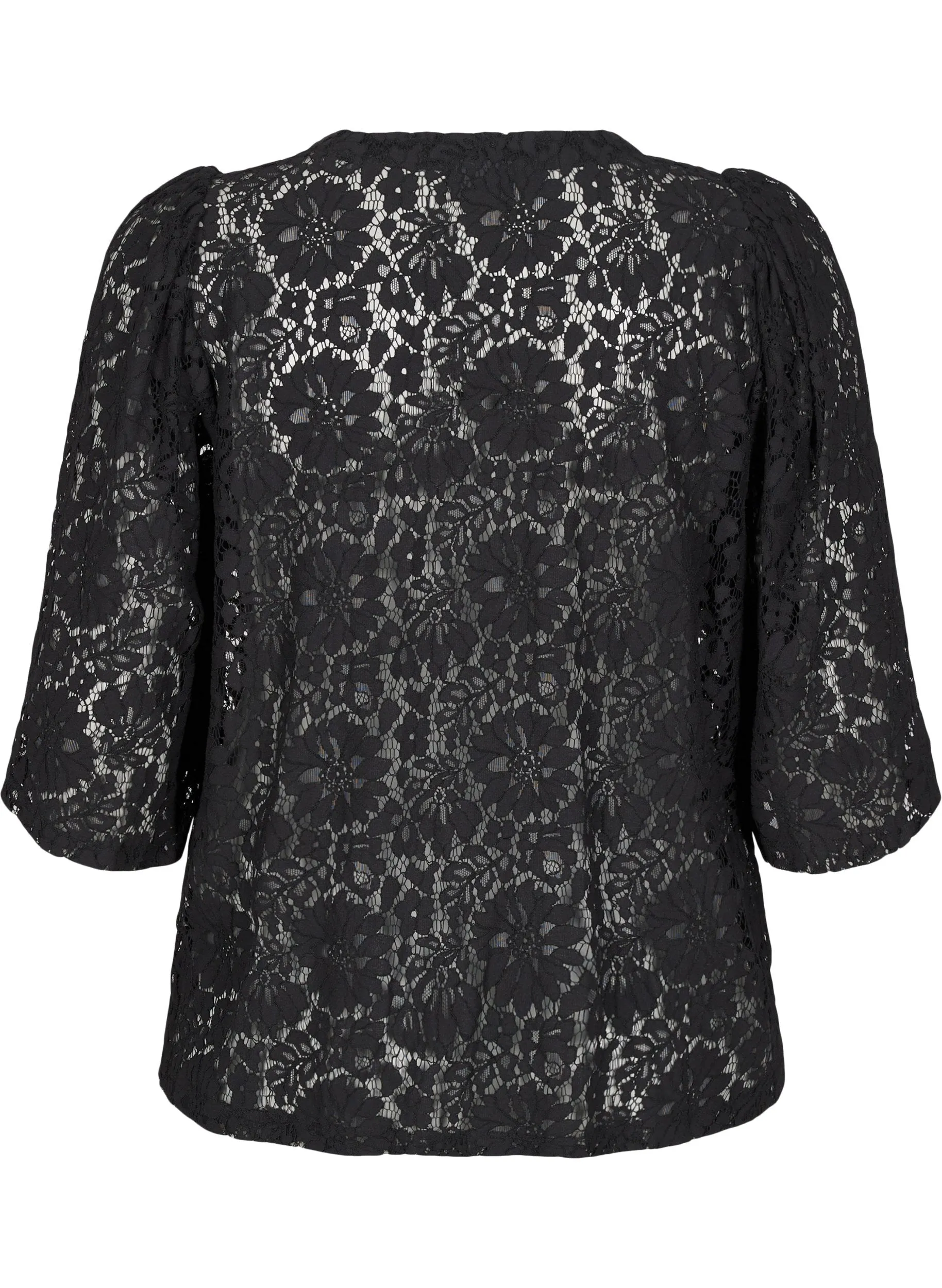 Zizzi Welda Cardigan in Black
